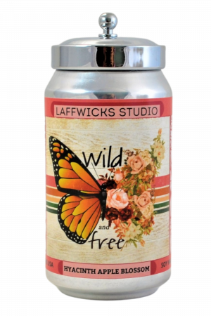 Wild & Free Soy Candle, Hyacinth & Apple Blossom Scent