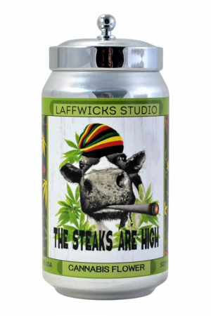 The Steaks Are High Soy Candle, Cannabis Flower Scent