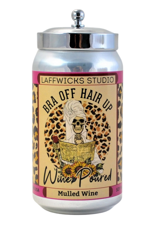 Bra Off Hair Up Soy Candle, Mulled Wine Scent