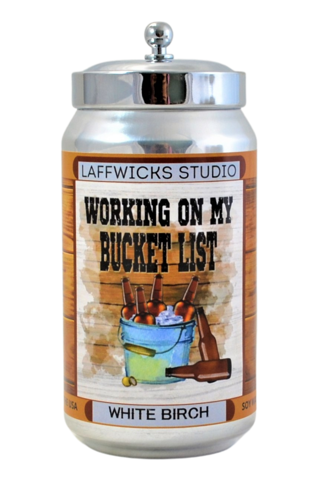 Bucket List Soy Candle, White Birch Scent