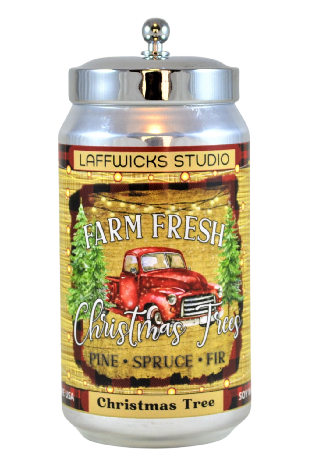 Farm Fresh Christmas Soy Candle, Christmas Tree Scent