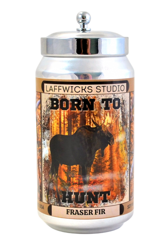 Born To Hunt Soy Candle, Fraser Fir Scent
